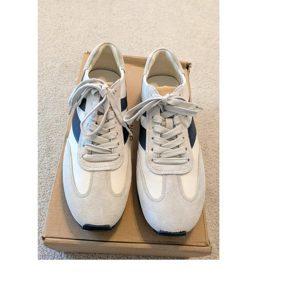 Men's Vince "Oasis" Leather Low-Top Runner Sneakers